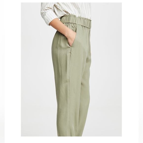 Ramy Brook New York Landry Tencel Green Jogger Pants, EUC, Size XS, MSRP $295 - Picture 3 of 13
